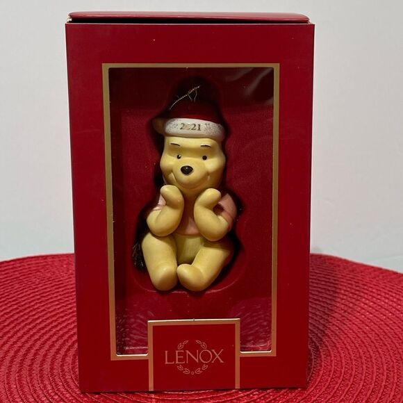 Lenox Winnie The Pooh Christmas Wish 2021 Ornament NWT - Picture 4 of 6